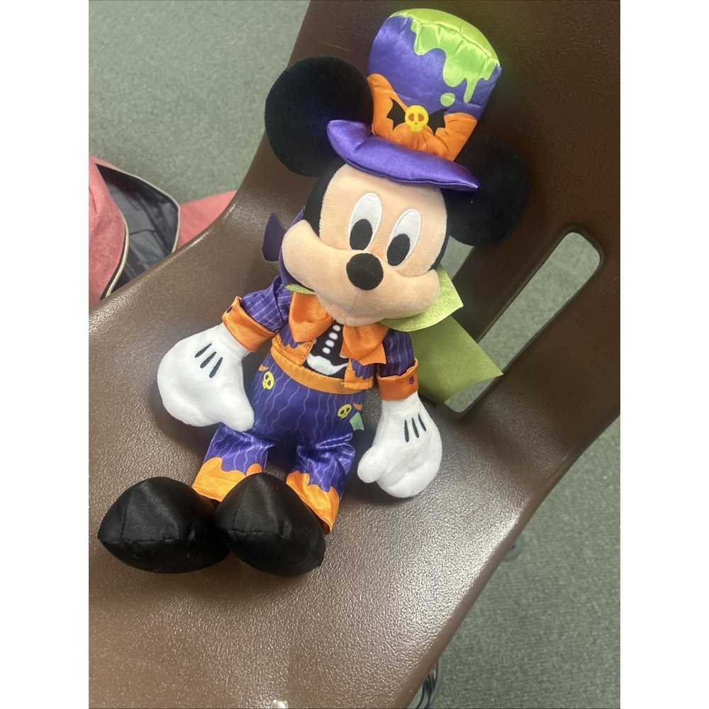 Disney Store Mickey Mouse Plush Halloween 16"